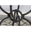 Coaster Furniture Aviano 108291BG Round 48-inch Glass Top Metal Dining Table - Gunmetal IMAGE 10