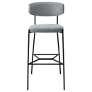Coaster Furniture Elison 182647 Pub Height Bar Stool - Grey (Set of 2) IMAGE 2
