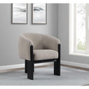 Coaster Furniture Valdez 903165 Boucle Upholstered Barrel Back Accent Chair - Beige IMAGE 9