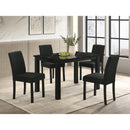 Crown Mark Resia 2120S-BK Dining Chair - Black IMAGE 3
