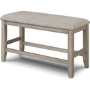 Crown Mark Fulton 2727MB-BENCH Counter Height Bench - White Oak IMAGE 1