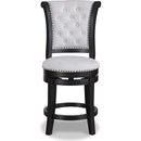 Crown Mark Granville 2992DV-24 Swivel Pub Stool - Dove IMAGE 2