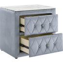 Crown Mark Annabelle 5114GY-2 Nightstand - Grey IMAGE 2
