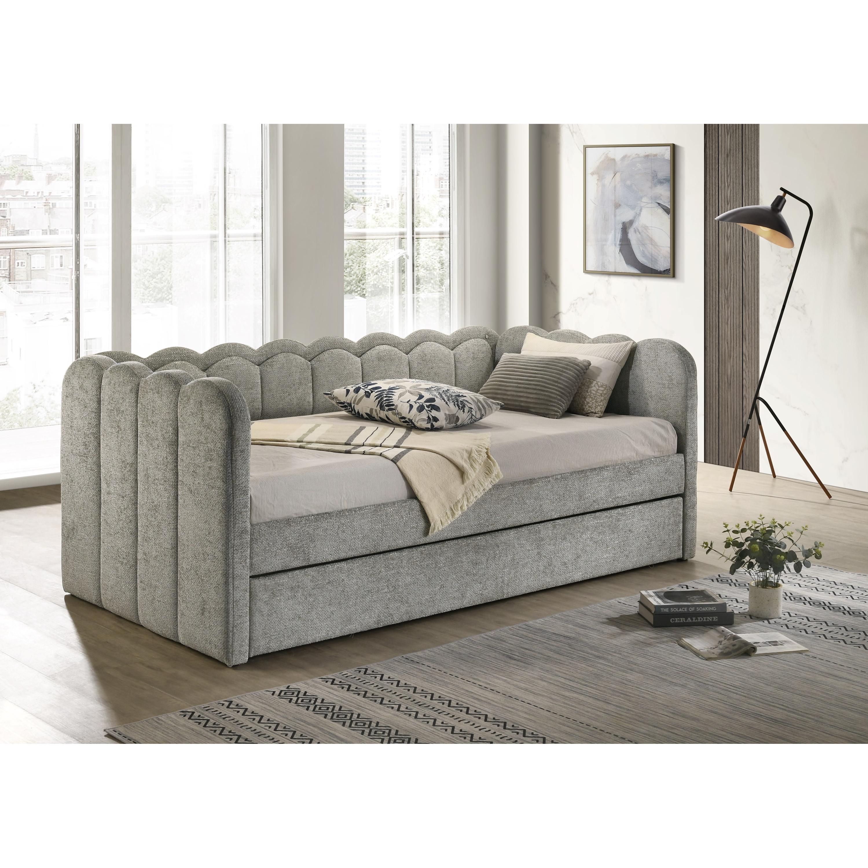 Crown Mark Melody 5328LG Daybed - Light Grey