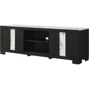 Crown Mark Rangley B6835-99 TV Stand - Black IMAGE 1