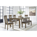 Signature Design by Ashley Urbinforte PCD592-35 Dining Room Butterfly Extension Table IMAGE 13