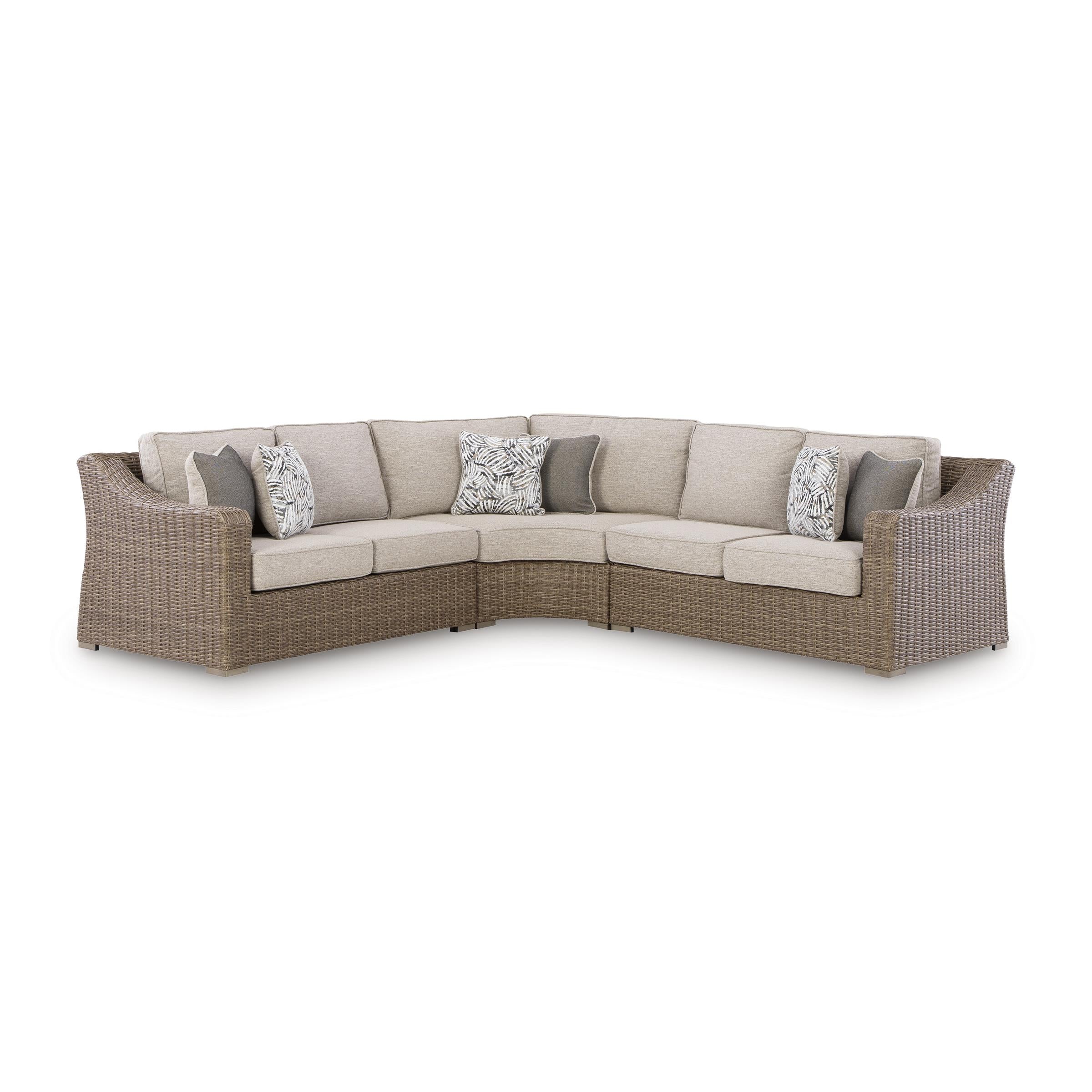 エルセーヌ　スレア　アピシア Signature Design by Ashley Laguna Heights PCP790P1 3 pc Outdoor Sectio