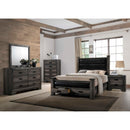  Elements International Nathan NH150 6 pc King Poster Bedroom Set IMAGE 1