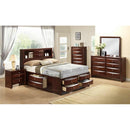  Elements International Emily EM300 6 pc Queen Bookcase Bedroom Set IMAGE 1