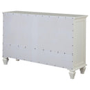  Coaster Furniture Sandy Beach 201303 11-Drawer Dresser - Cream White IMAGE 7