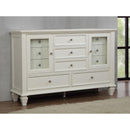  Coaster Furniture Sandy Beach 201303 11-Drawer Dresser - Cream White IMAGE 9