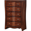  Elements International Jenny 5-Drawer Chest JN100CH IMAGE 1