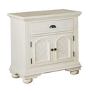  Elements International Brook White BP700 7 pc Twin Panel Bedroom Set IMAGE 5