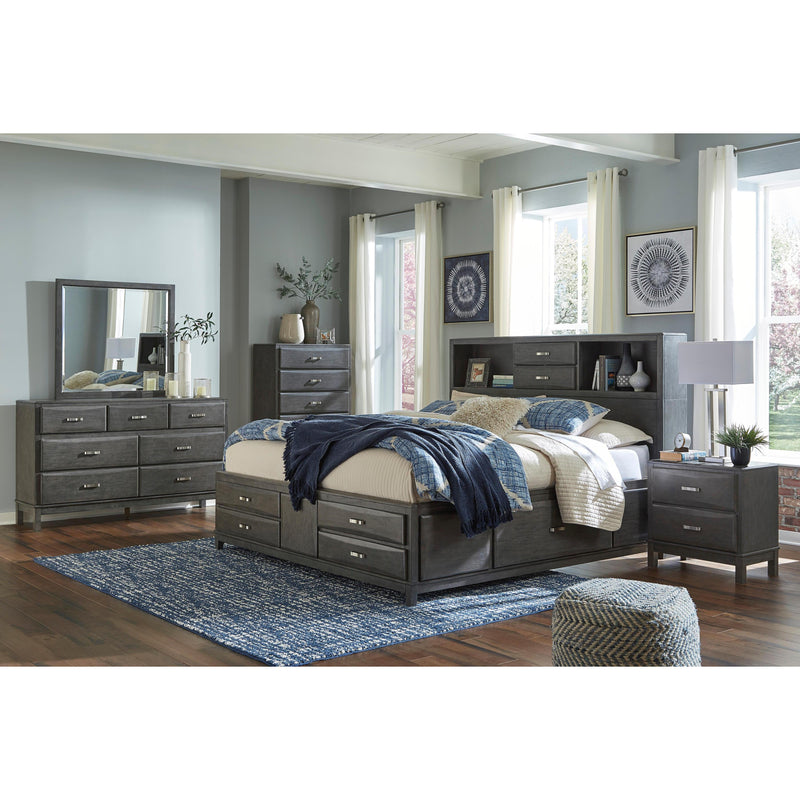  Signature Design by Ashley Caitbrook B476B13 6 pc Queen Bookcase Storage Bedroom Set IMAGE 1