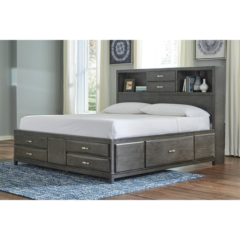  Signature Design by Ashley Caitbrook B476B13 6 pc Queen Bookcase Storage Bedroom Set IMAGE 2