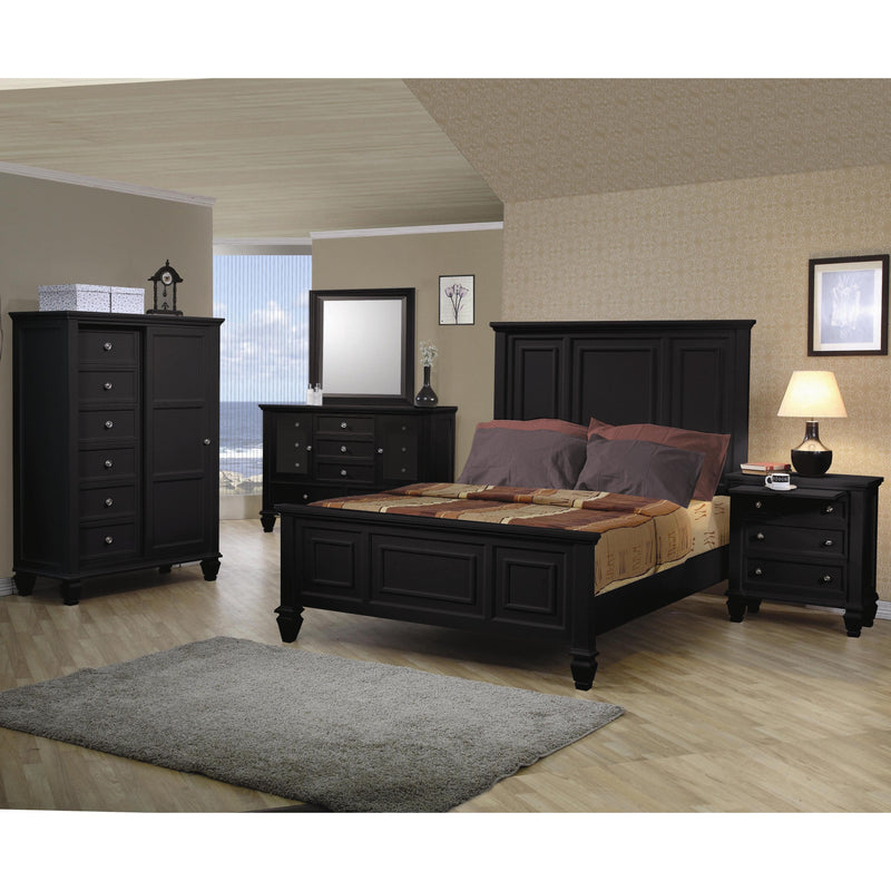 Coaster Furniture Sandy Beach 201324 Dresser Mirror - Black IMAGE 3