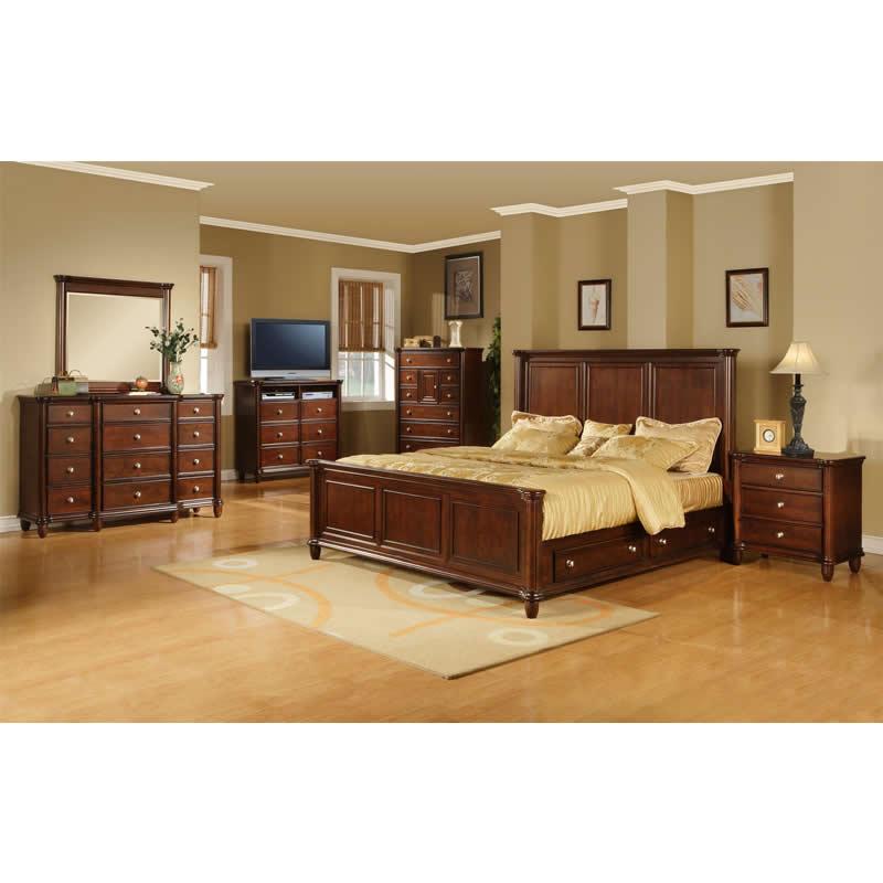  Elements International Hamilton King Bed with Storage HM100KH/HM100KF/HM100KTR IMAGE 4