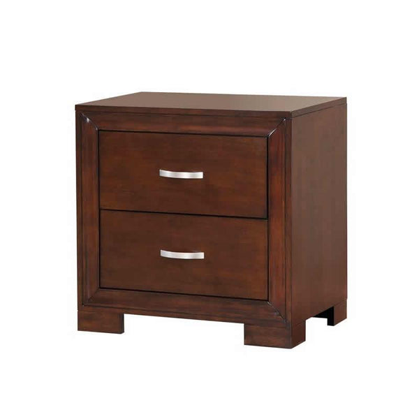  Elements International Raven 2-Drawer Nightstand RV100NS IMAGE 1