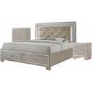  Elements International Platinum LT1 5 pc Queen Platform Bedroom Set IMAGE 1