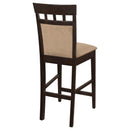  Coaster Furniture Gabriel 100219 Closed Back Counter Chair - Cappuccino (Set of 2) IMAGE 7