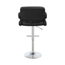  Coaster Furniture Brandi 102555 Adjustable Bar Stool - Black and Chrome IMAGE 5