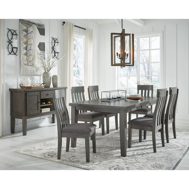  Signature Design by Ashley Hallanden D589D6 7 pc Dining Set IMAGE 1