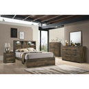  Elements International Bailey BY500 5 pc Queen Bookcase Bedroom Set IMAGE 2