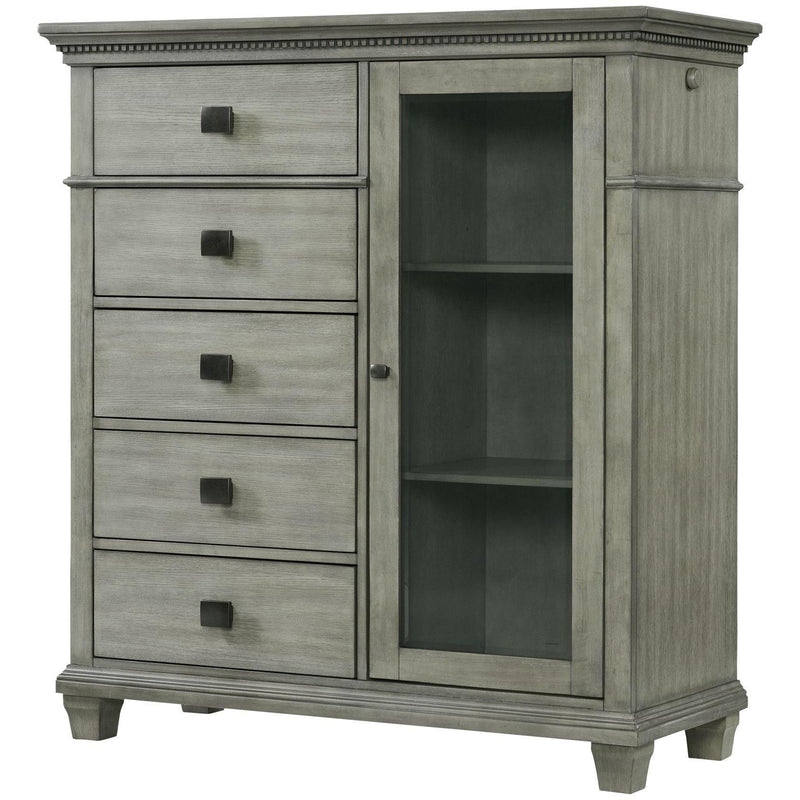 Elements International Crawford CW300 7 pc Queen Panel Bedroom Set IMAGE 4