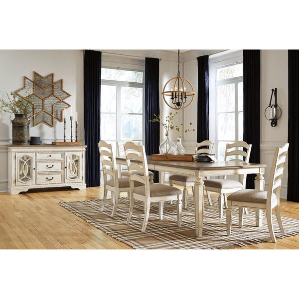  Signature Design by Ashley Realyn D743 7 pc Dining Set IMAGE 1