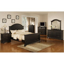  Elements International Brook Black 6-Drawer Dresser BP800DRB IMAGE 3
