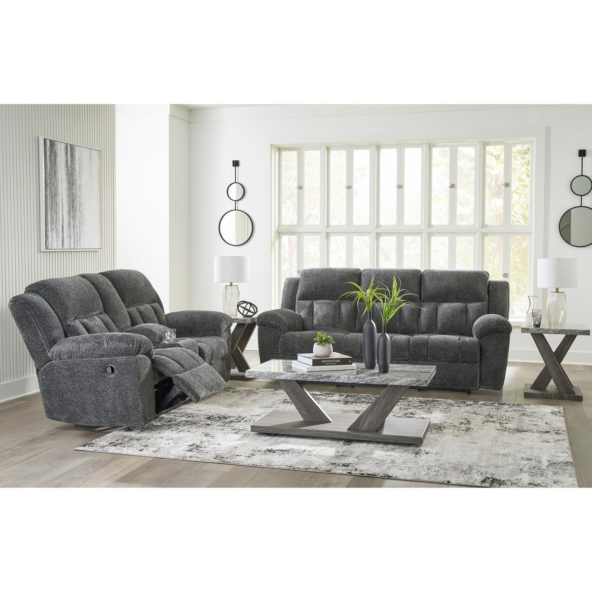 Signature Design by Ashley Frohn 37406U3 2 pc Reclining Living Room Se