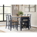 Signature Design by Ashley Gesthaven D399D2 5 pc Counter Height Dining Set IMAGE 1