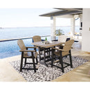  Signature Design by Ashley Fairen Trail P211P3 5-piece Outdoor Dining Set IMAGE 1