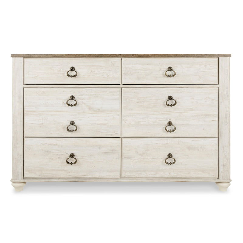 signature design by ashley willowton whitewash dresser Willowton Whitewash Dressing Chest by Signature Design by Ashley B267-48