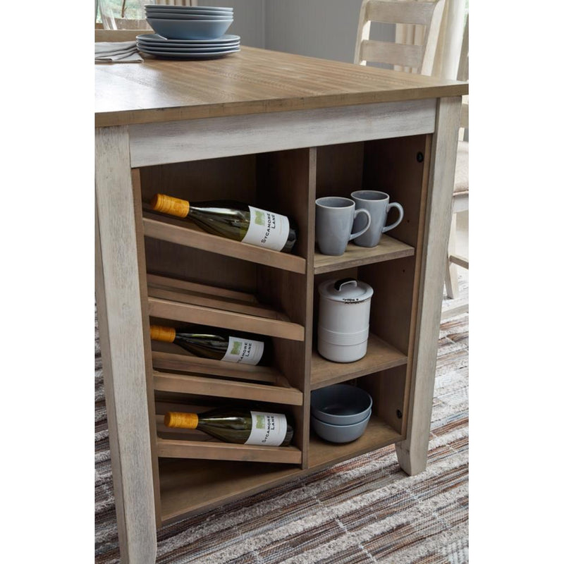  Signature Design by Ashley Skempton D394D6 3 pc Counter Height Dining Set IMAGE 3