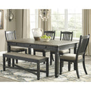 Signature Design by Ashley Tyler Creek D736D2 6 pc Dining Set IMAGE 1