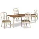  Signature Design by Ashley Realyn D743D17 5 pc Dining Set IMAGE 1