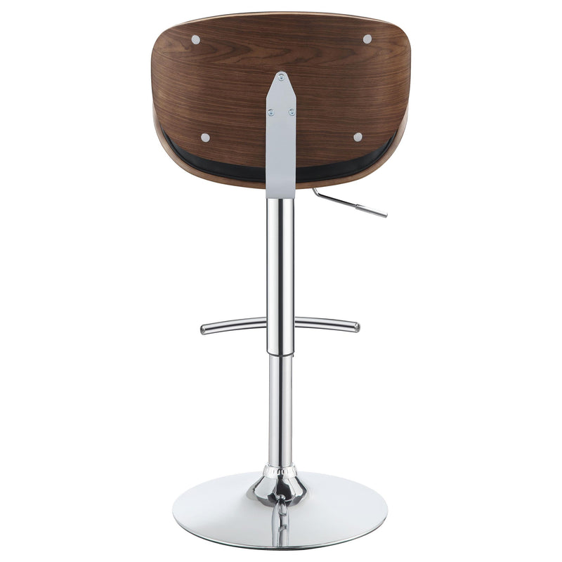  Coaster Furniture Harris 130504 Adjustable Bar Stool - Black and Chrome IMAGE 6