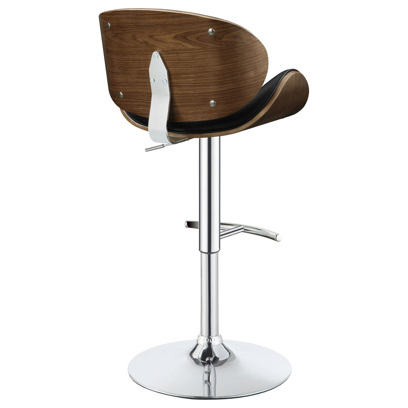  Coaster Furniture Harris 130504 Adjustable Bar Stool - Black and Chrome IMAGE 7