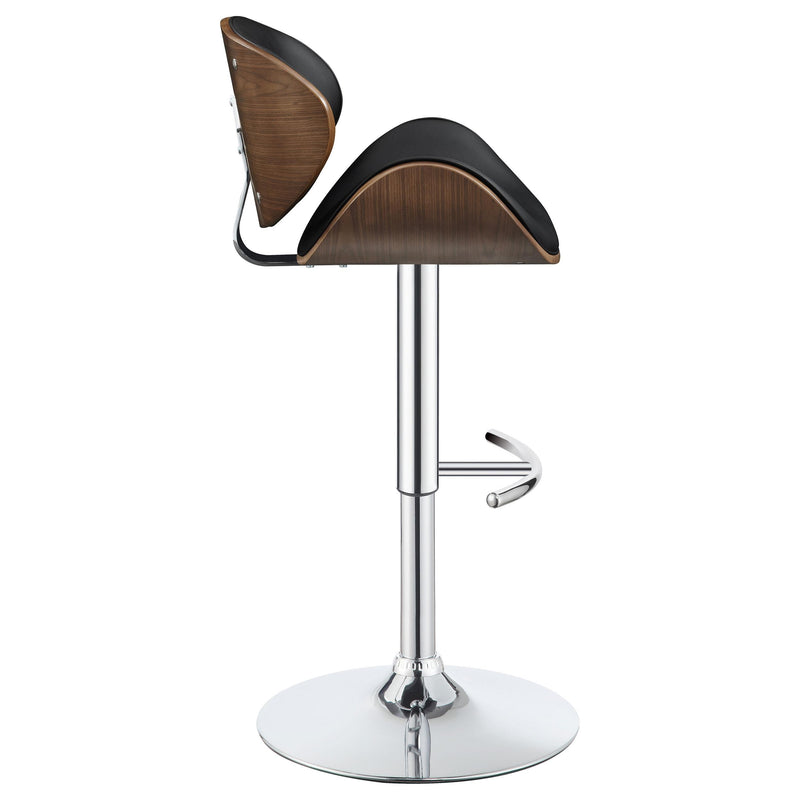  Coaster Furniture Harris 130504 Adjustable Bar Stool - Black and Chrome IMAGE 8