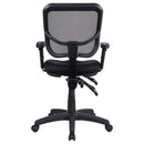  Coaster Furniture Rollo 800019 Upholstered Adjustable Ergonomic Office Chair - Black IMAGE 6