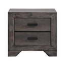  Elements International Nathan 2-Drawer Nightstand NH100NS IMAGE 2