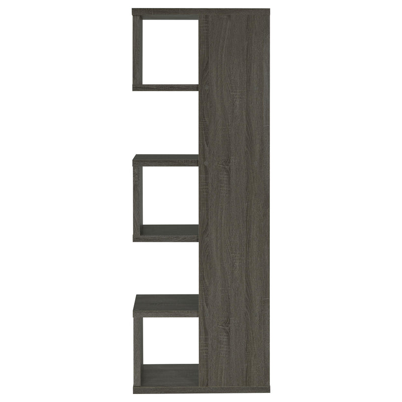  Coaster Furniture Joey 800552 71-inch 5-shelf Bookshelf - Weathered Grey IMAGE 6