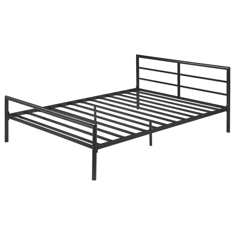 Coaster Furniture Fisher 300279F Metal Full Open Frame Bed - Gunmetal IMAGE 3