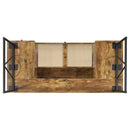  Coaster Furniture Analiese 800999 63-inch 4-Drawer Writing Desk - Rustic Nutmeg IMAGE 9