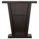  Coaster Furniture Evanna 950136 2-shelf Engineered Wood Console Table - Cappuccino IMAGE 2