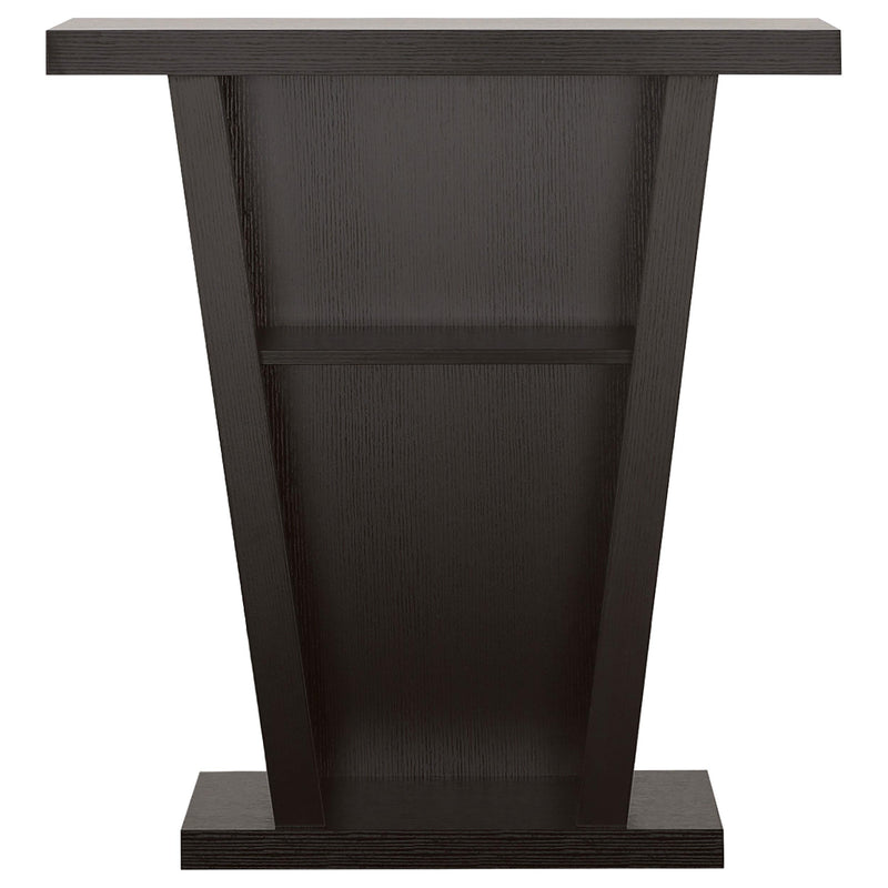  Coaster Furniture Evanna 950136 2-shelf Engineered Wood Console Table - Cappuccino IMAGE 2