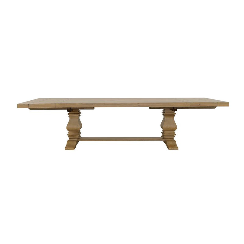  Coaster Furniture Florence 180201 126-inch Extension Dining Table - Rustic Honey IMAGE 4