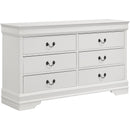  Coaster Furniture Louis Philippe 202441KE-S4 6 pc King Sleigh Bedroom Set IMAGE 4