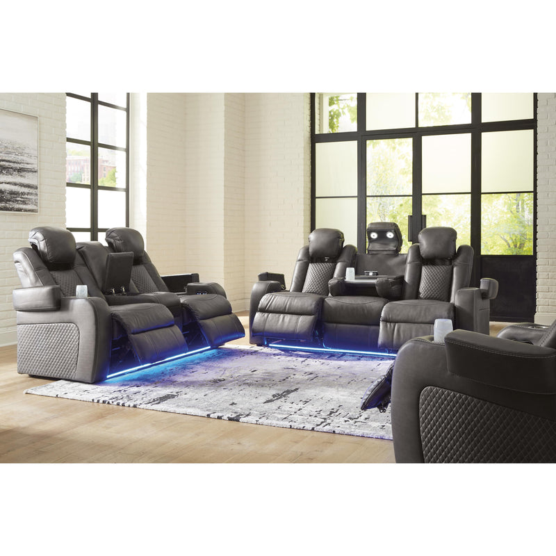  Signature Design by Ashley Fyne-Dyme 36602U2 3 pc Power Reclining Living Room Set IMAGE 3